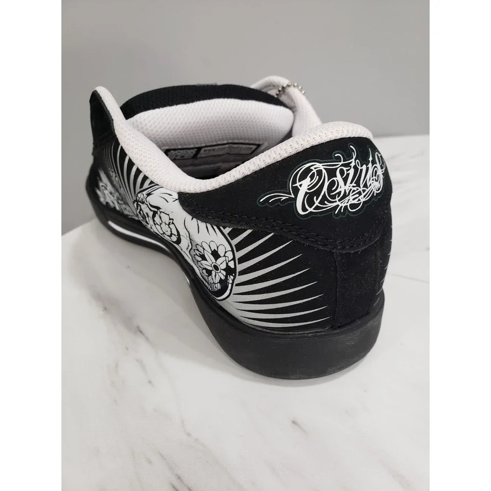 NEW 9 Osiris Serve x Maxx242 Praying Skull Hands Skateboarding Shoes Men's Y2K